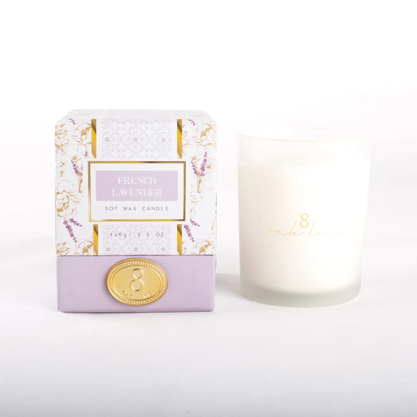 French Lavender Soy Wax Candle - 5.6 oz.