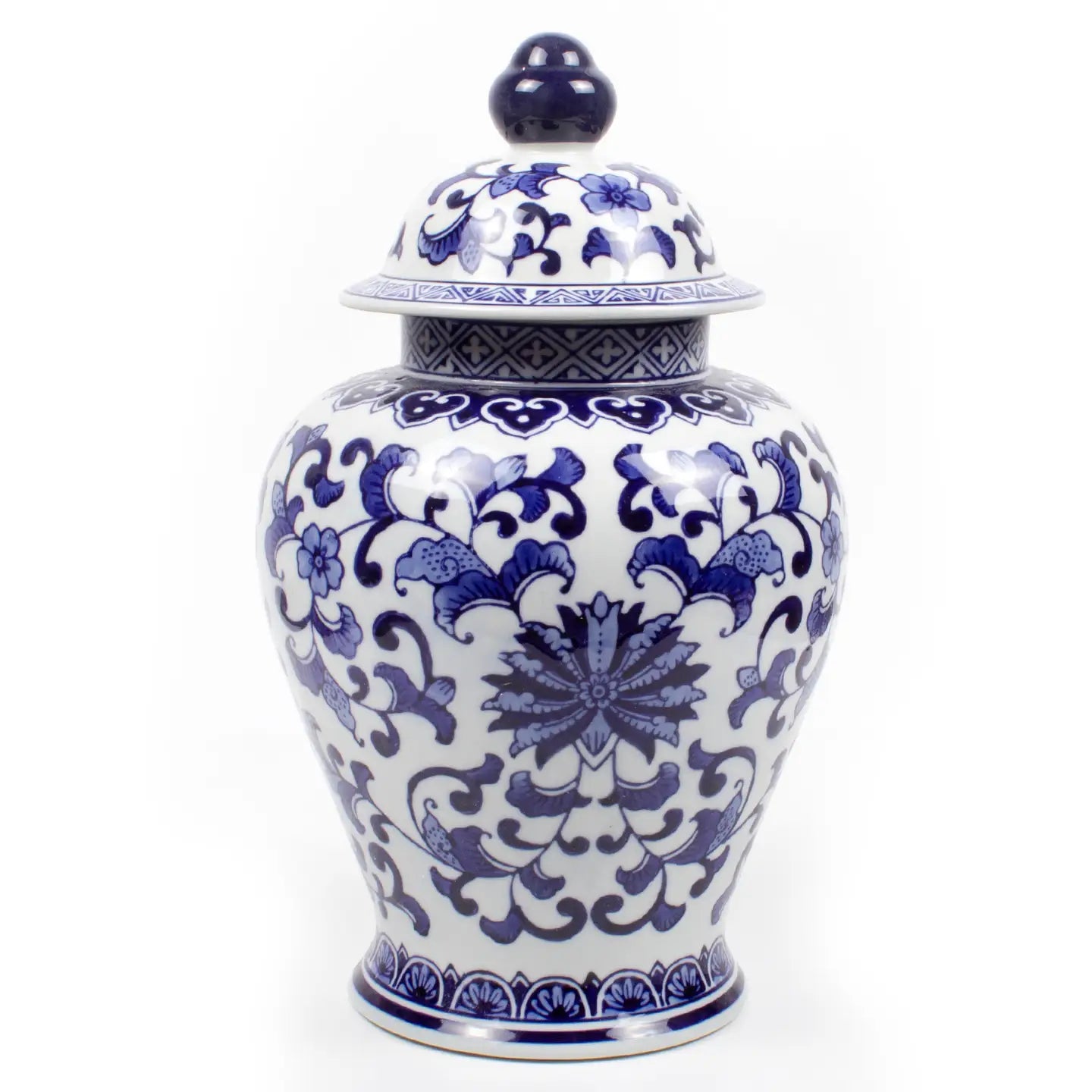 Blue Chinoiserie Ginger Jar