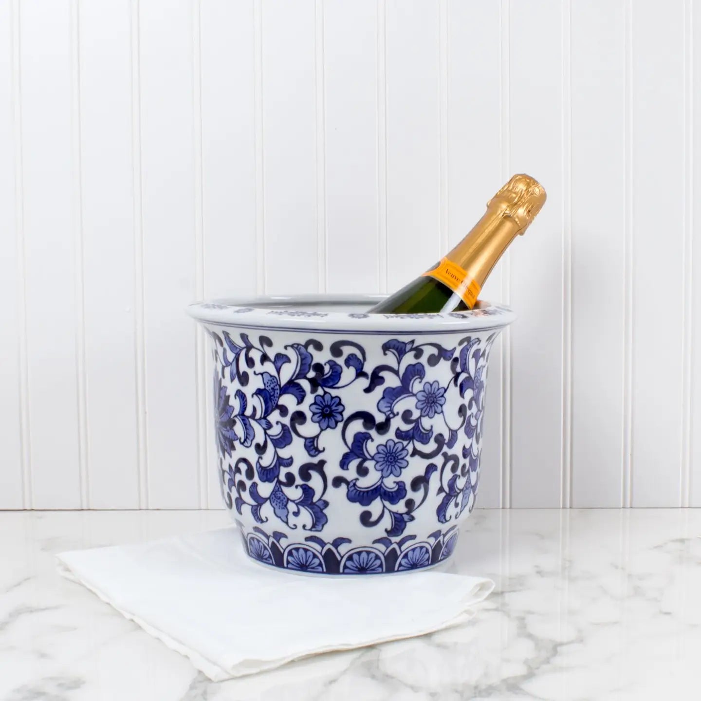 Blue Chinoiserie Planter